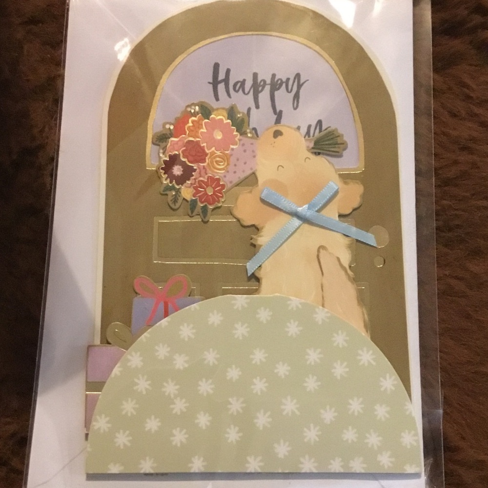 Pop up Happy Birthday Dog Greeting Card